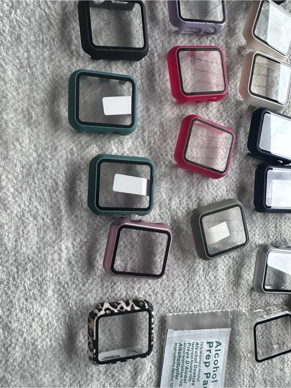 Apple Watch plus 12 Bands and Multicolor Protective Frames